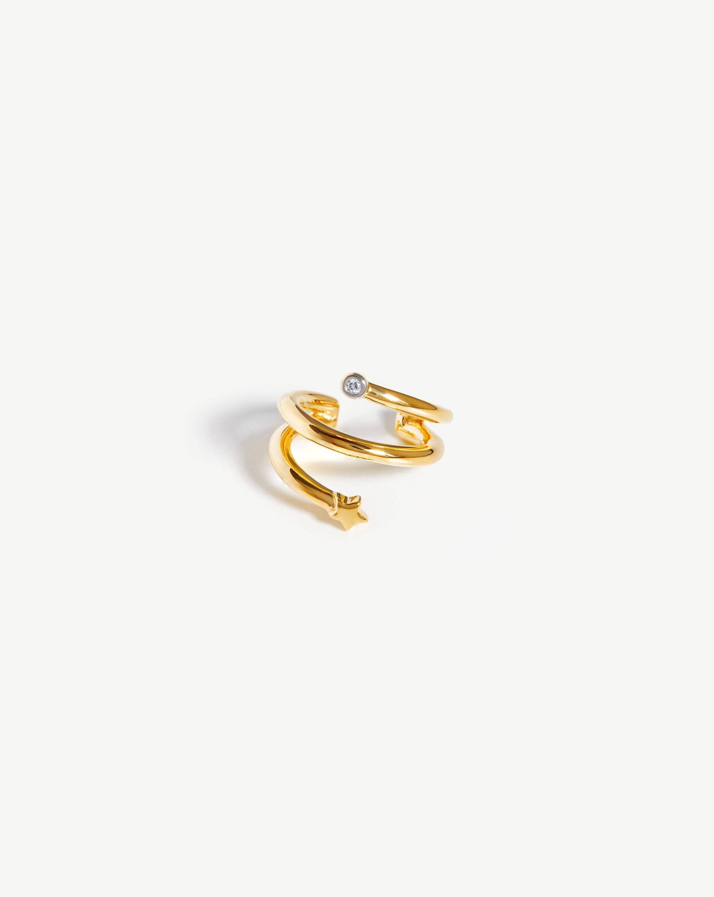Claw Celestial Ear Cuff | 18ct Gold Plated Vermeil Earrings Missoma 