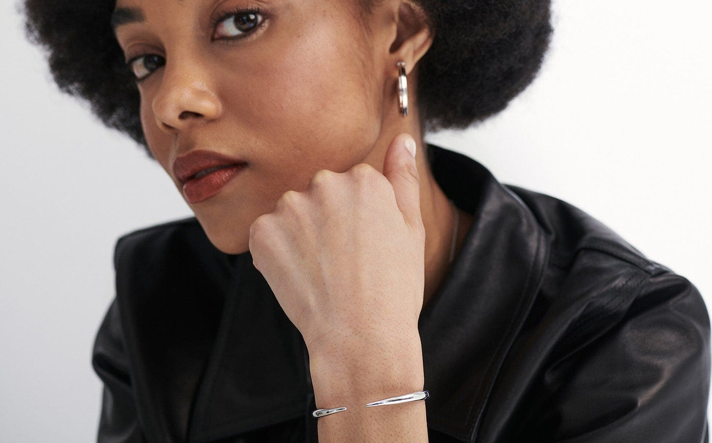 Claw Clove Cuff Bracelet | Silver Plated Bracelets Missoma 