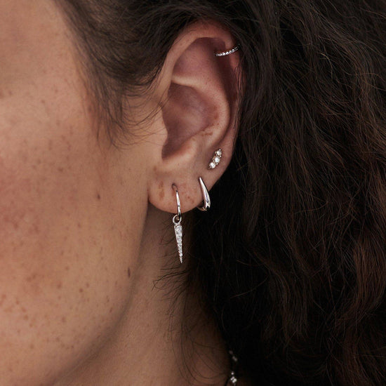 Claw Huggies | Sterling Silver Earrings Missoma 