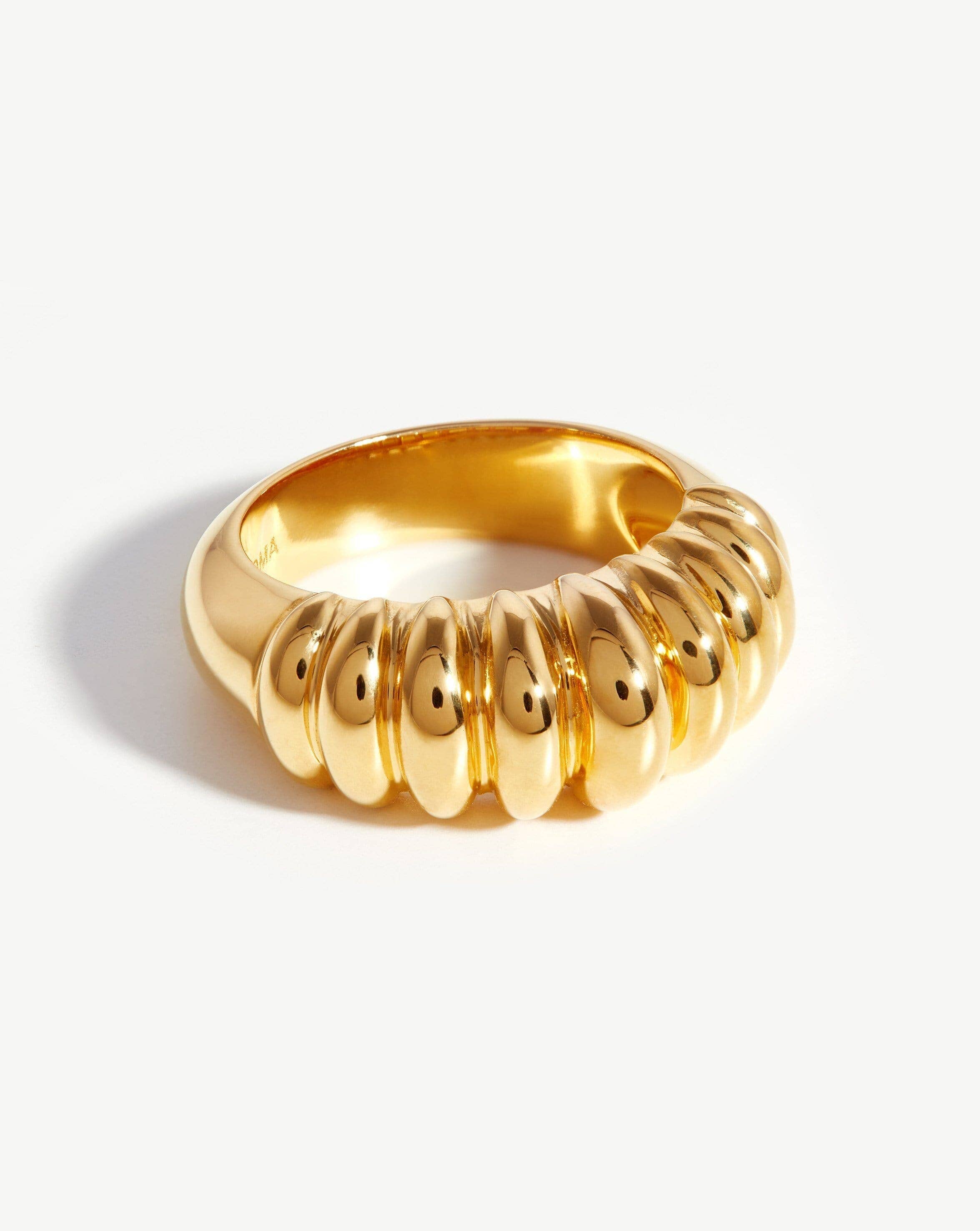 Claw Ridge Ring | 18ct Gold Plated Rings Missoma Limited 