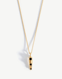 Claw Studded Pendant Necklace |18ct Gold Plated Vermeil/Black Onyx Necklaces Missoma 