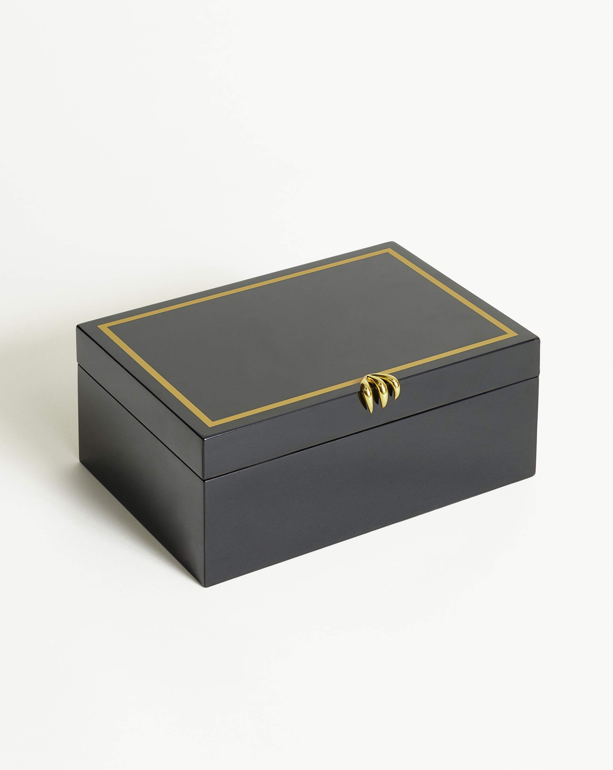 Claws Out Lacquered Jewellery Box | Black Lacquer Homeware Missoma 