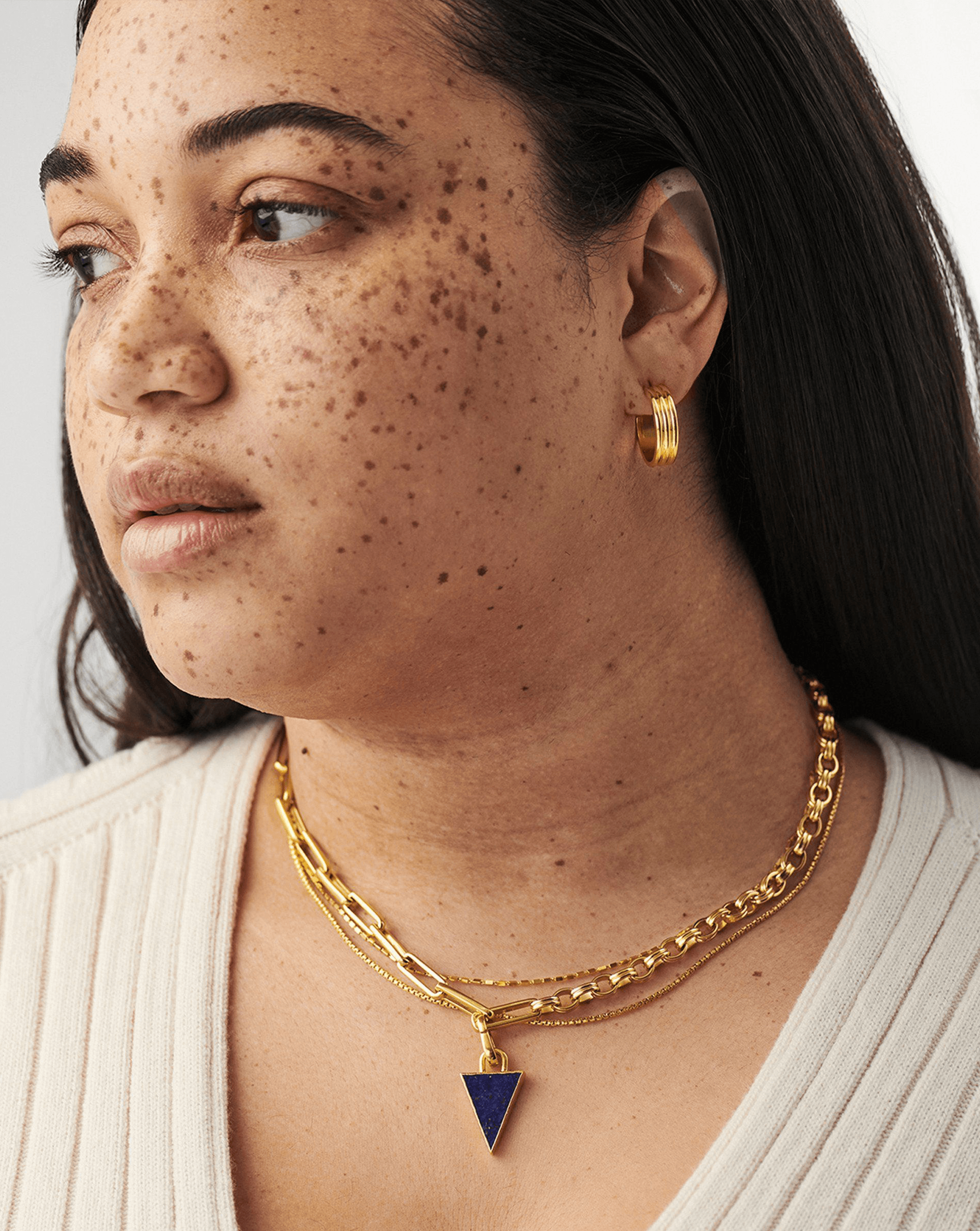 Missoma gold online axiom chain necklace