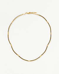 Enamel Reversible Byline Link Choker | 18ct Gold Plated Necklaces Missoma 