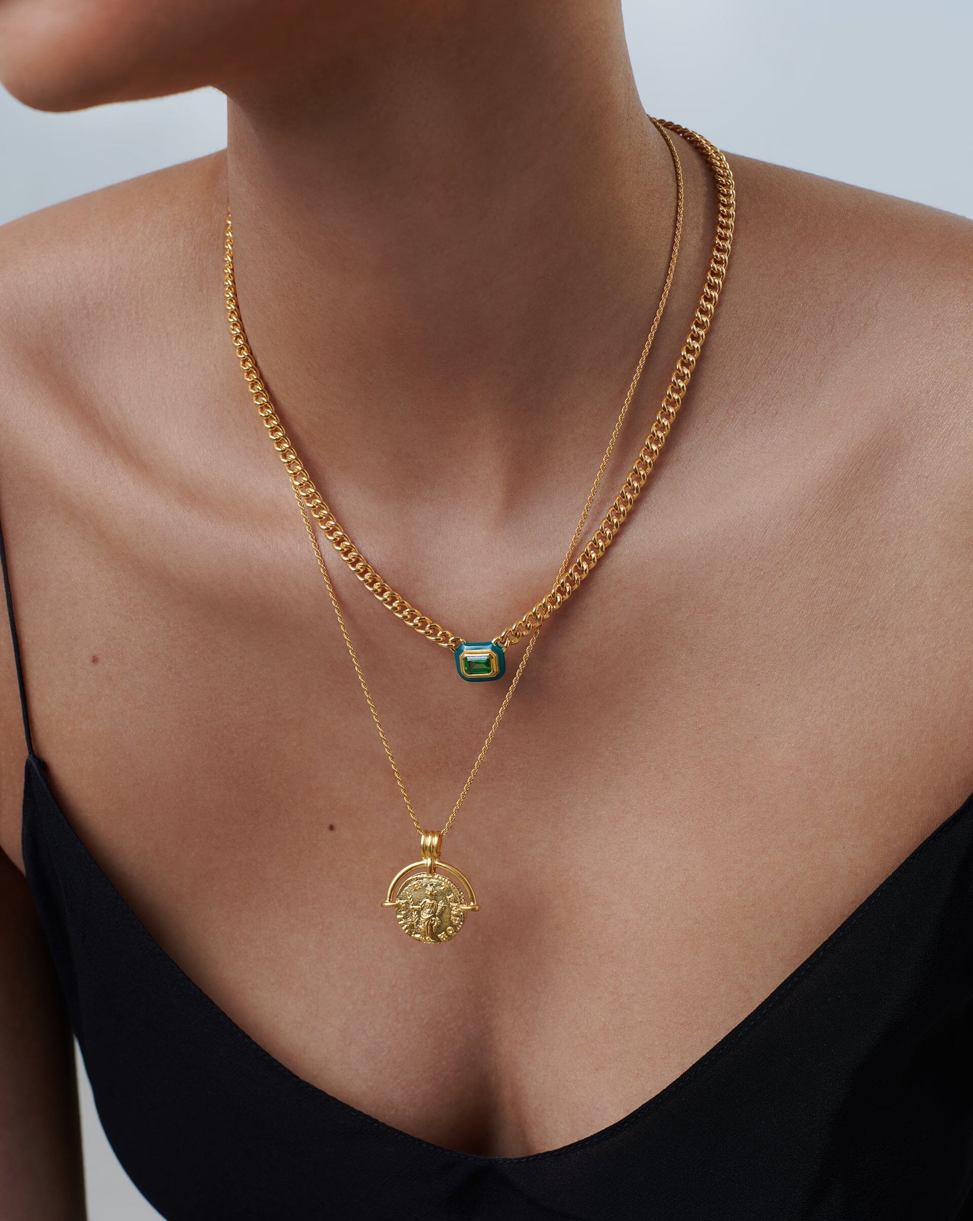 Kendra Scott Clover Crystal Gold Short Pendant Necklace | Dillard's