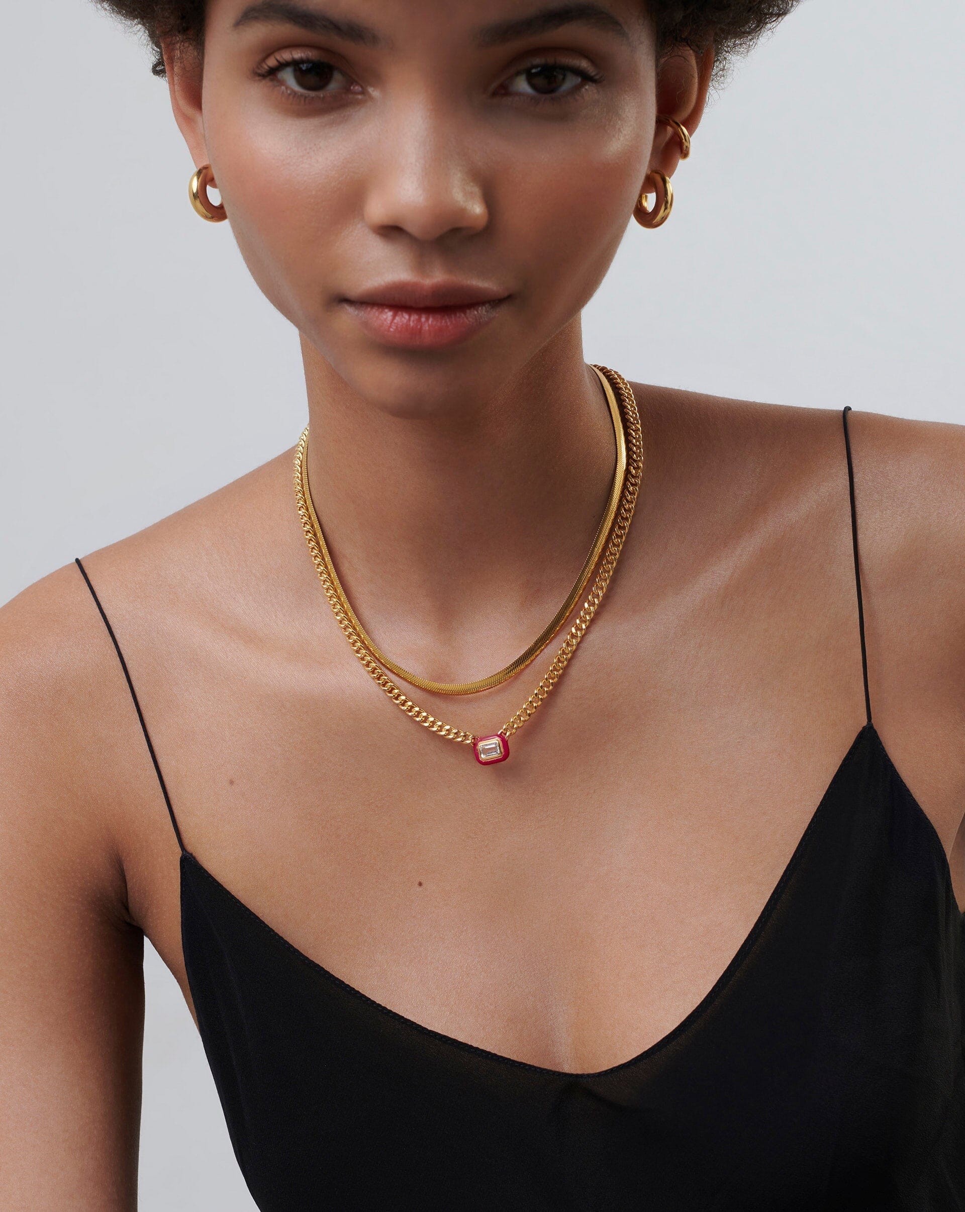 Gold Necklace 316L Stainless Steel Girls Women's Wheat Ear Pearl Pendant |  eBay