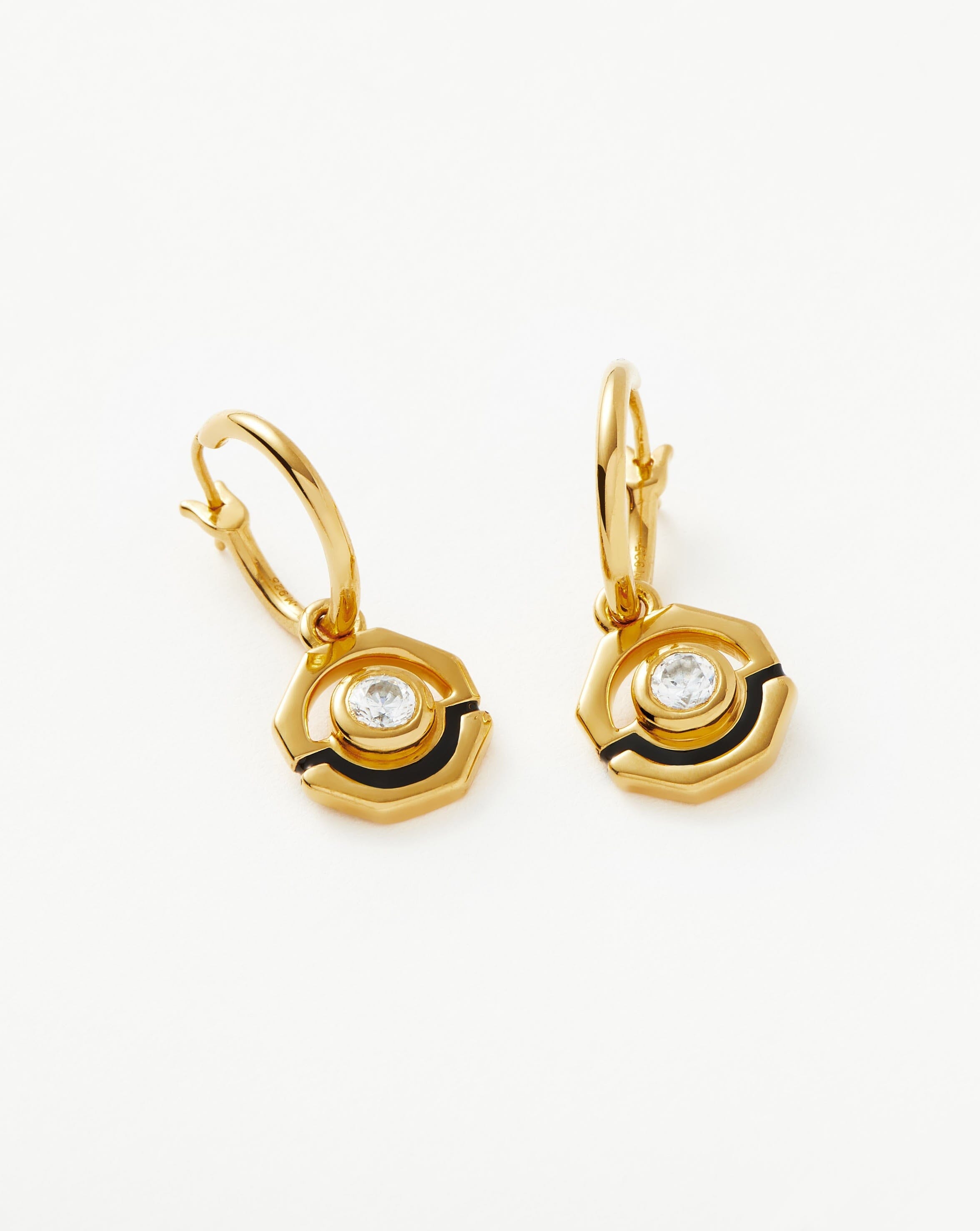 Swarovski 5681552 Imber Gold Plated White Crystal Stud Earrings -  thbaker.co.uk