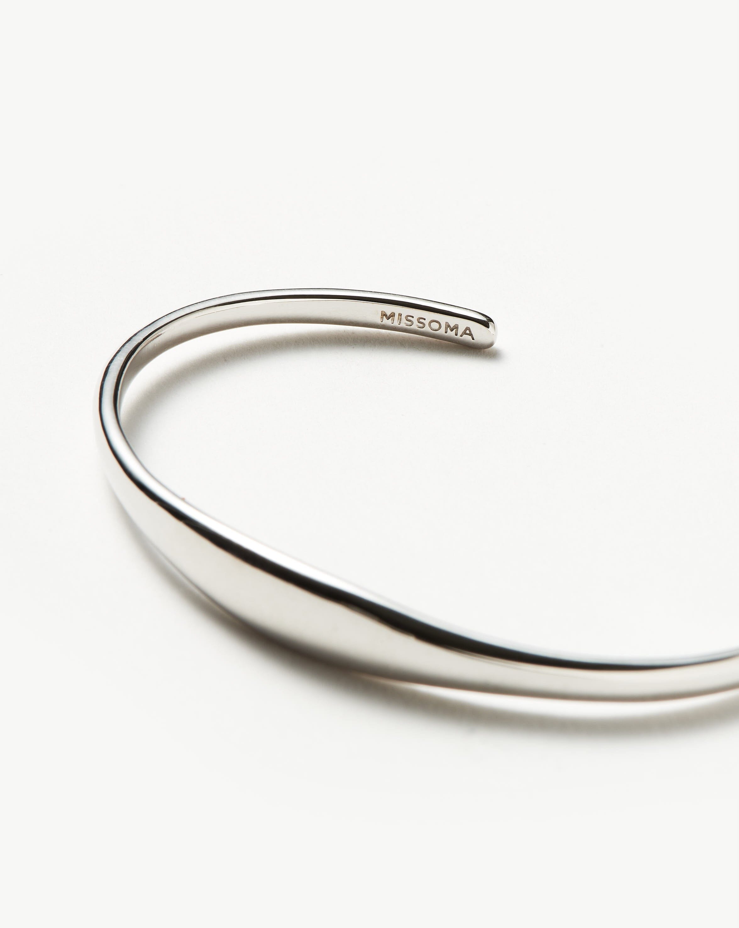 Engravable Cuff Bracelet | Sterling Silver Bracelets Missoma 