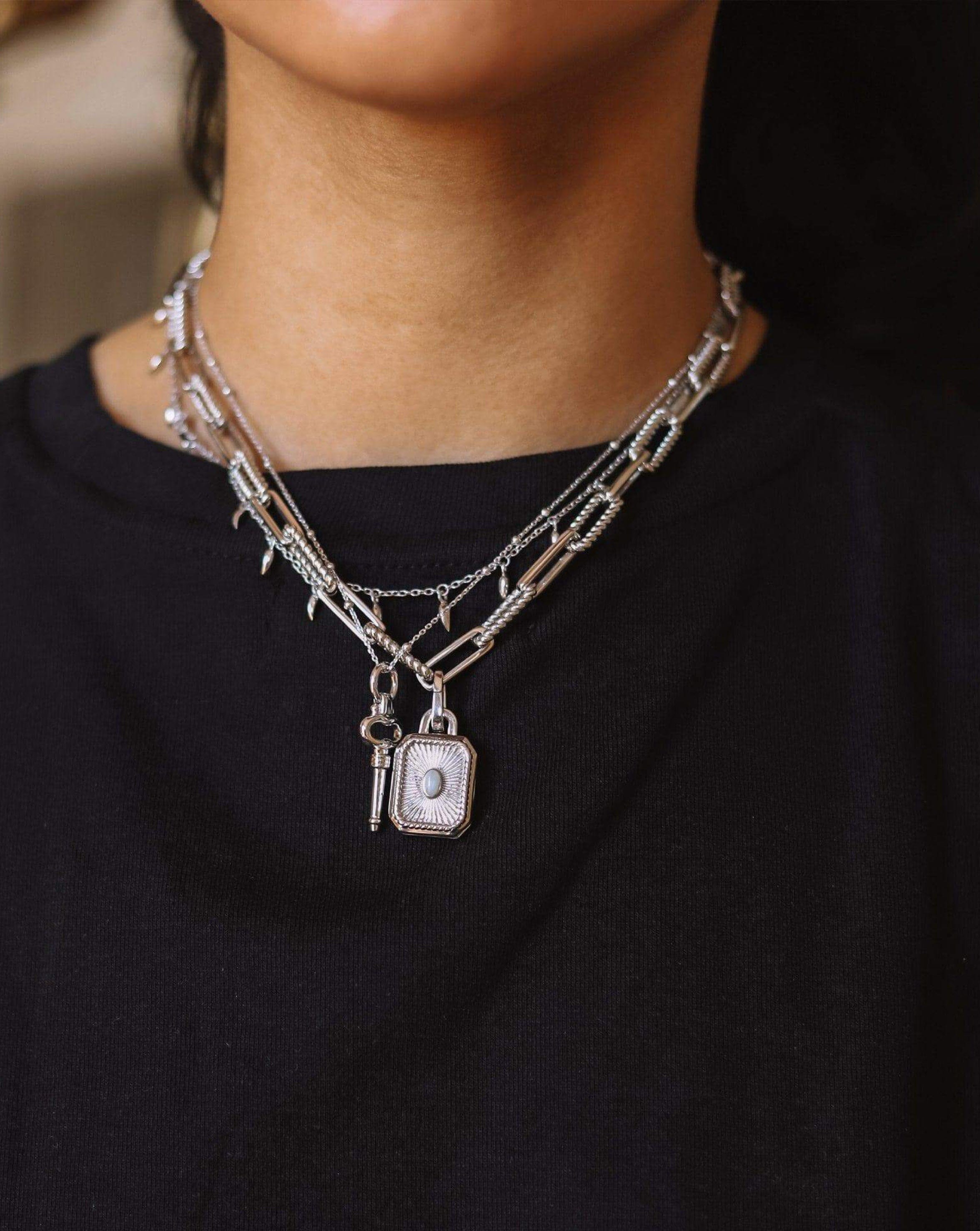 Missoma Hex Padlock Chain Necklace