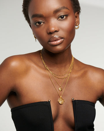 Filia Double Chain Necklace | 18ct Gold Plated Vermeil Necklaces Missoma 