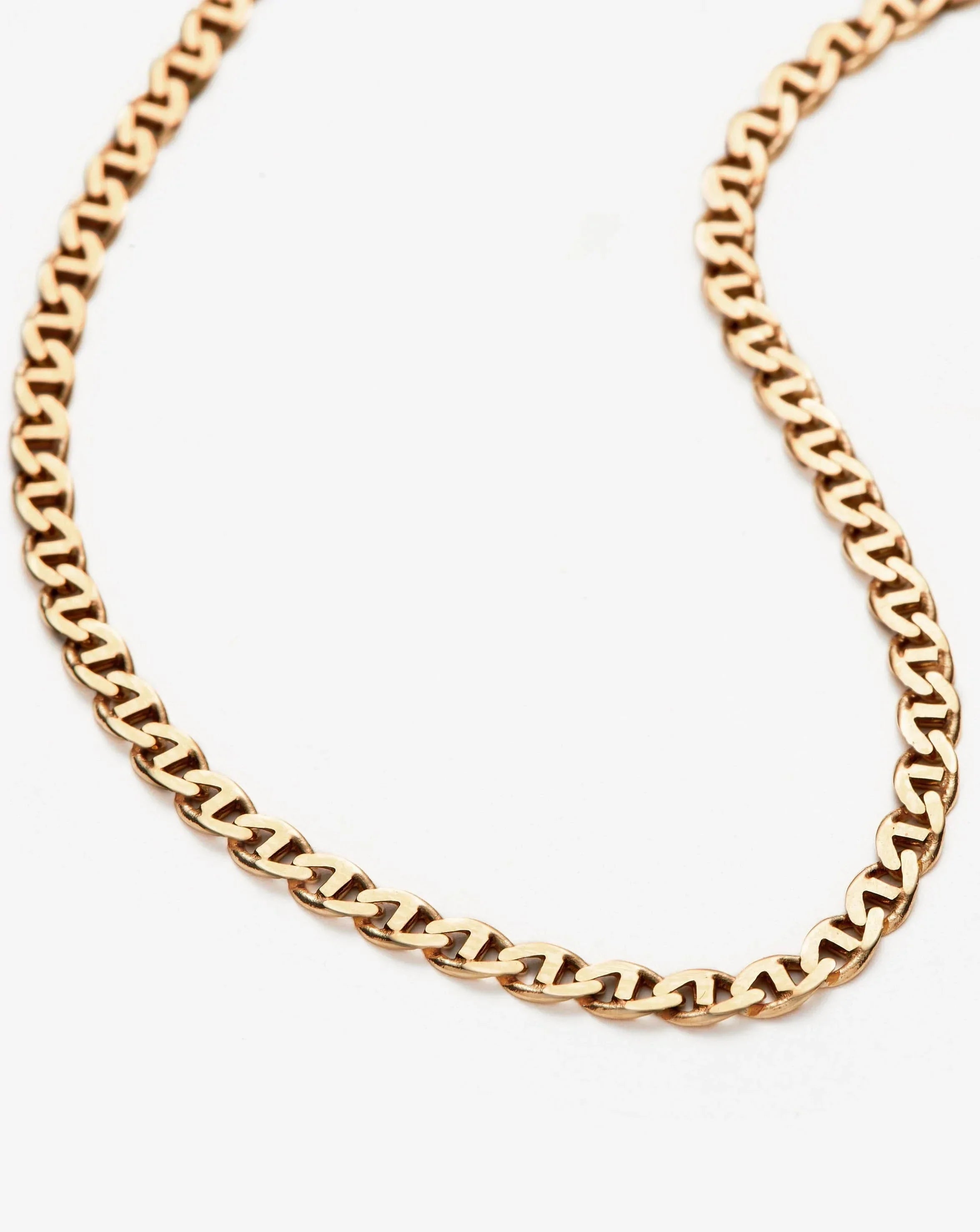 14K Yellow Gold 5.5mm Mariner Chain Necklace – Carroll's