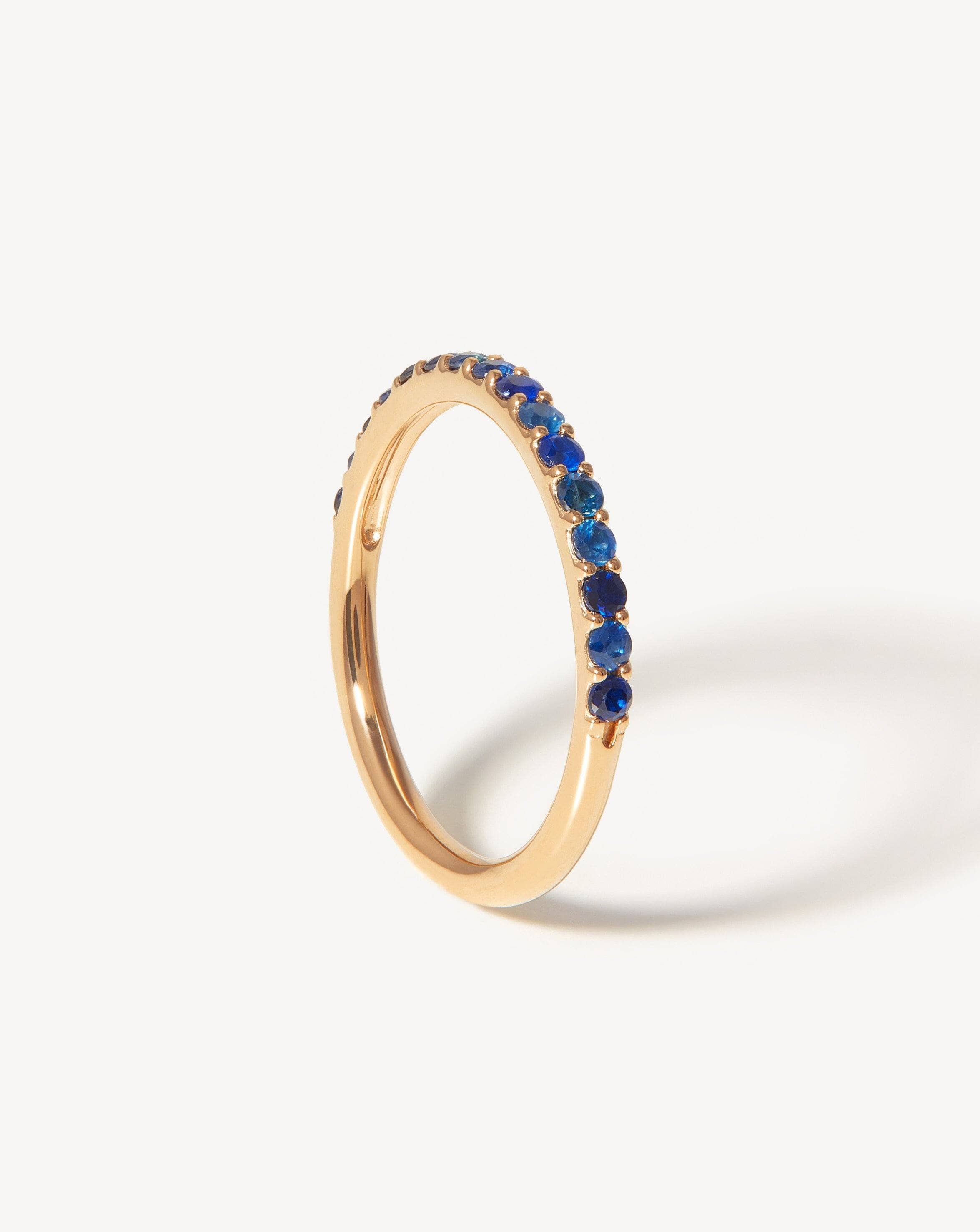 Full sapphire deals eternity ring