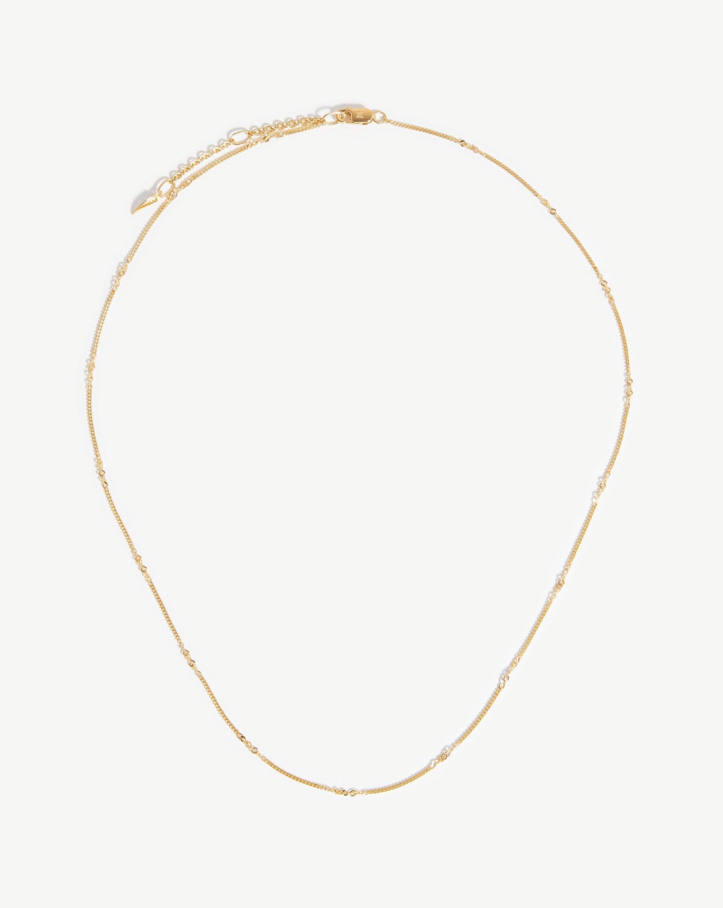 Fine Twisted Curb Chain Choker Necklaces Missoma 