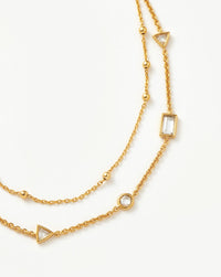 Tattoo Gold Vermeil Square Snake Chain Necklace – KKLUE
