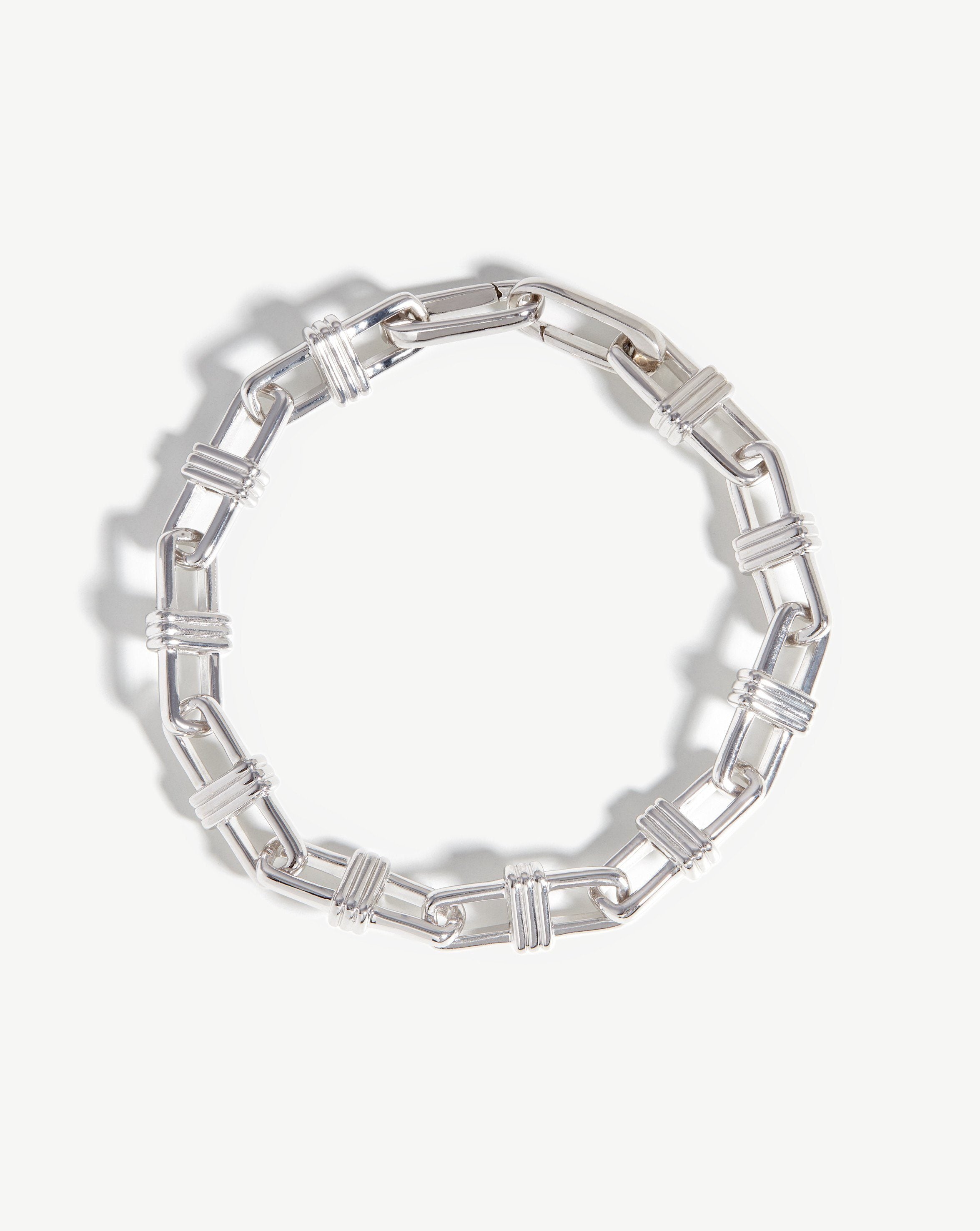 Fused Chunky Ridge Chain Bracelet Bracelets Missoma Sterling Silver 