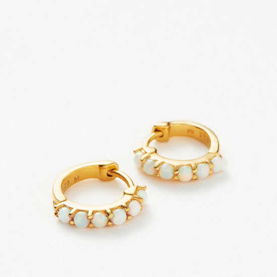 Gemstone Huggies Earrings Missoma 