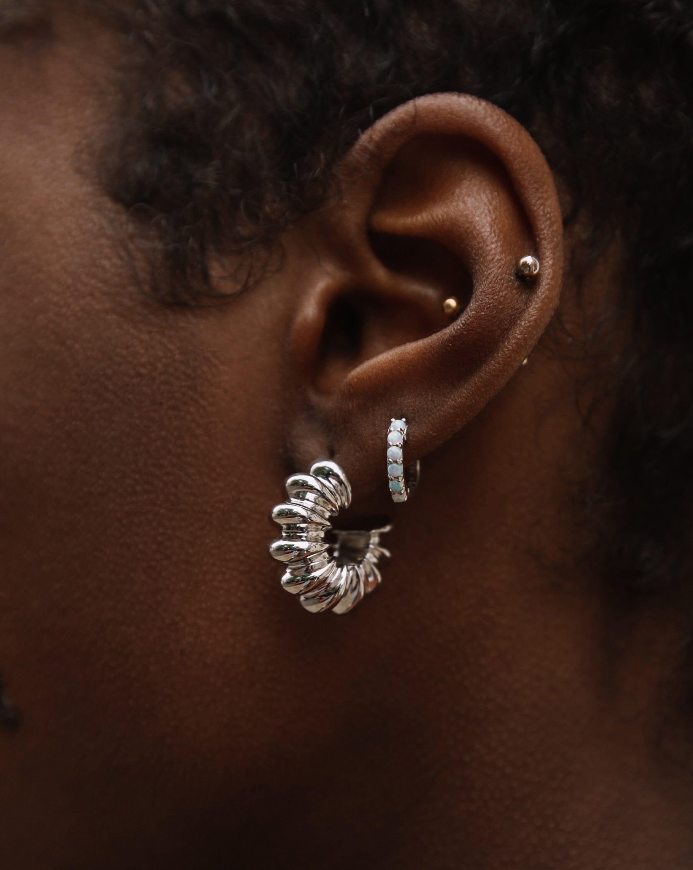 Gemstone Huggies Earrings Missoma 