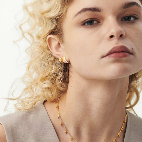 Gemstone Huggies Earrings Missoma 