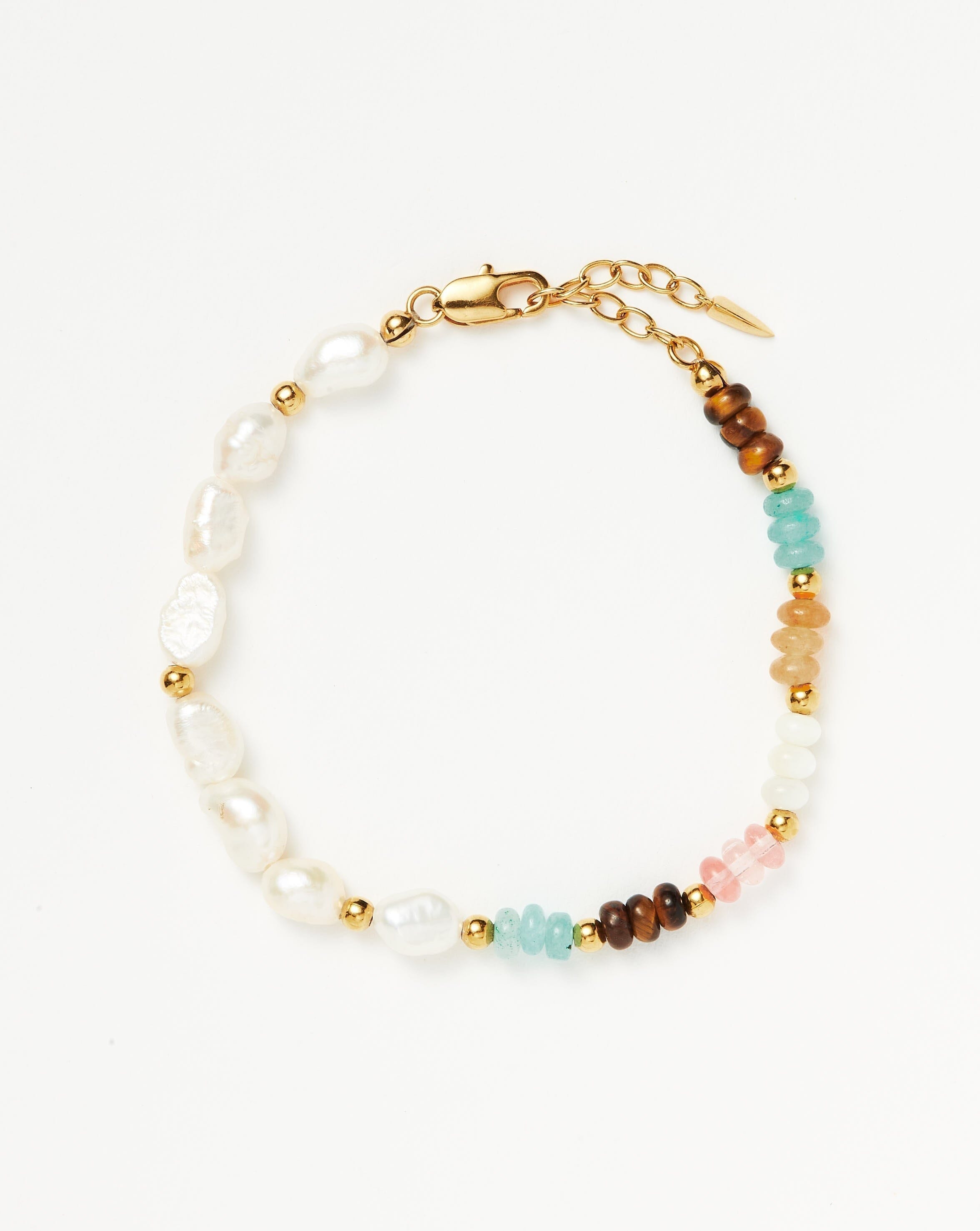 Good Vibes Pearl Multi Beaded Bracelet Bracelets Missoma 