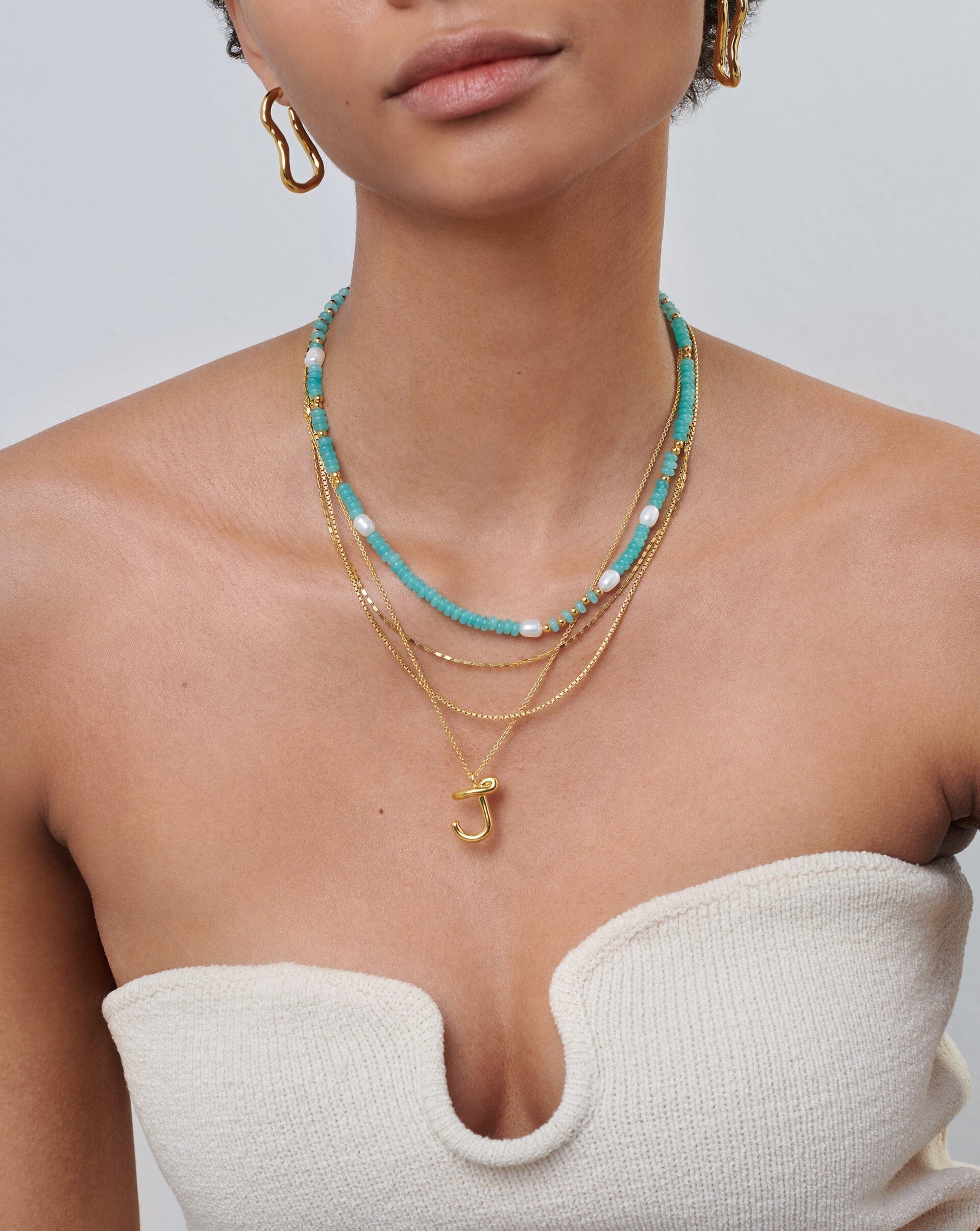 Good Vibes Satellite Pearl Beaded Short Necklace Necklaces Missoma 