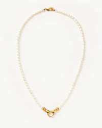 Harris Reed Medium In Good Hands Pearl Pendant Necklace Necklaces Missoma 