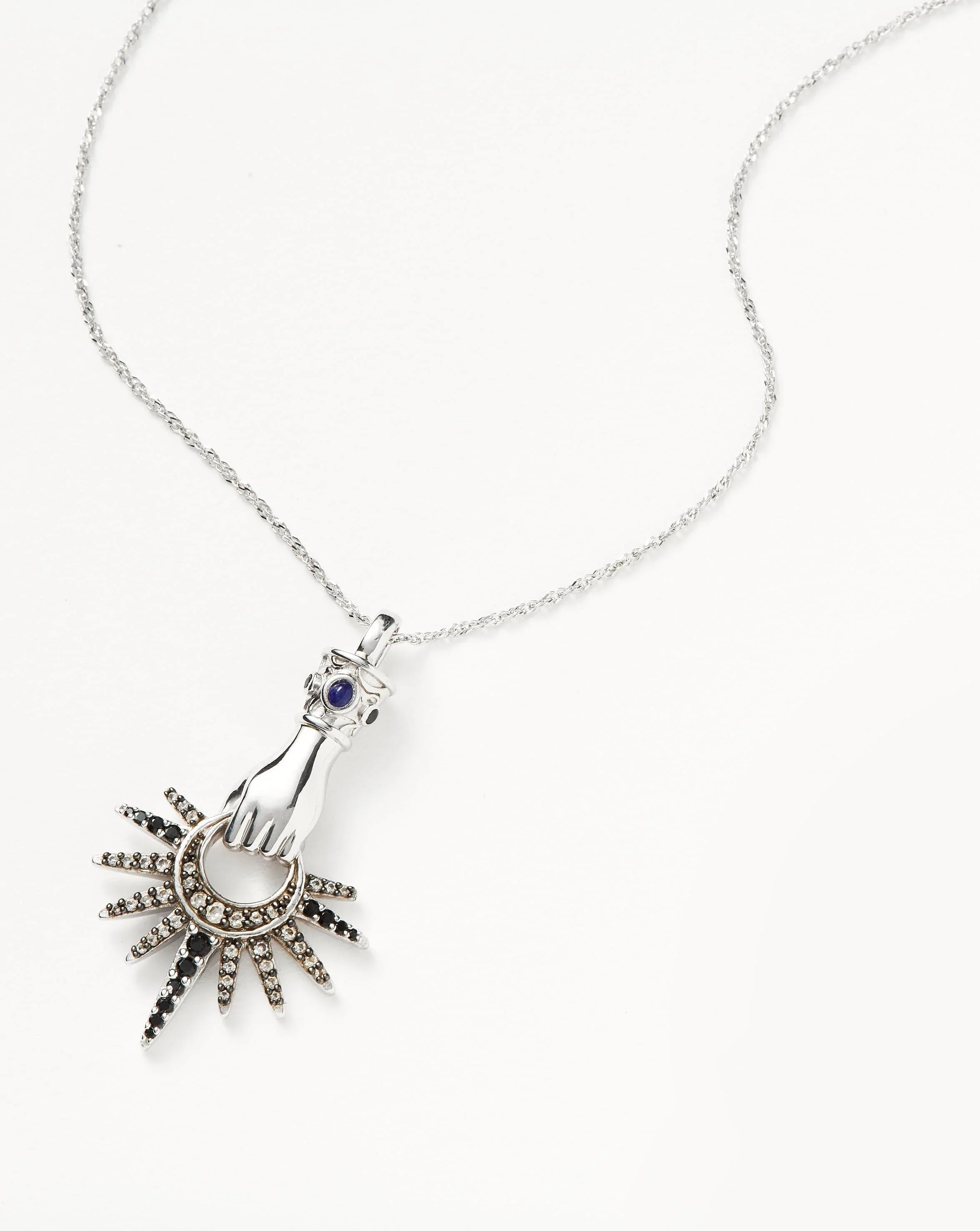 Harris Reed Star Catcher Pendant Necklace | Sterling Silver/Cubic Zirconia Necklaces Missoma 
