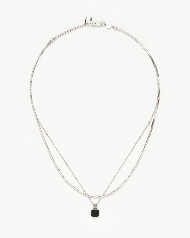 Iconic Lucy Williams Black Onyx Necklace Set