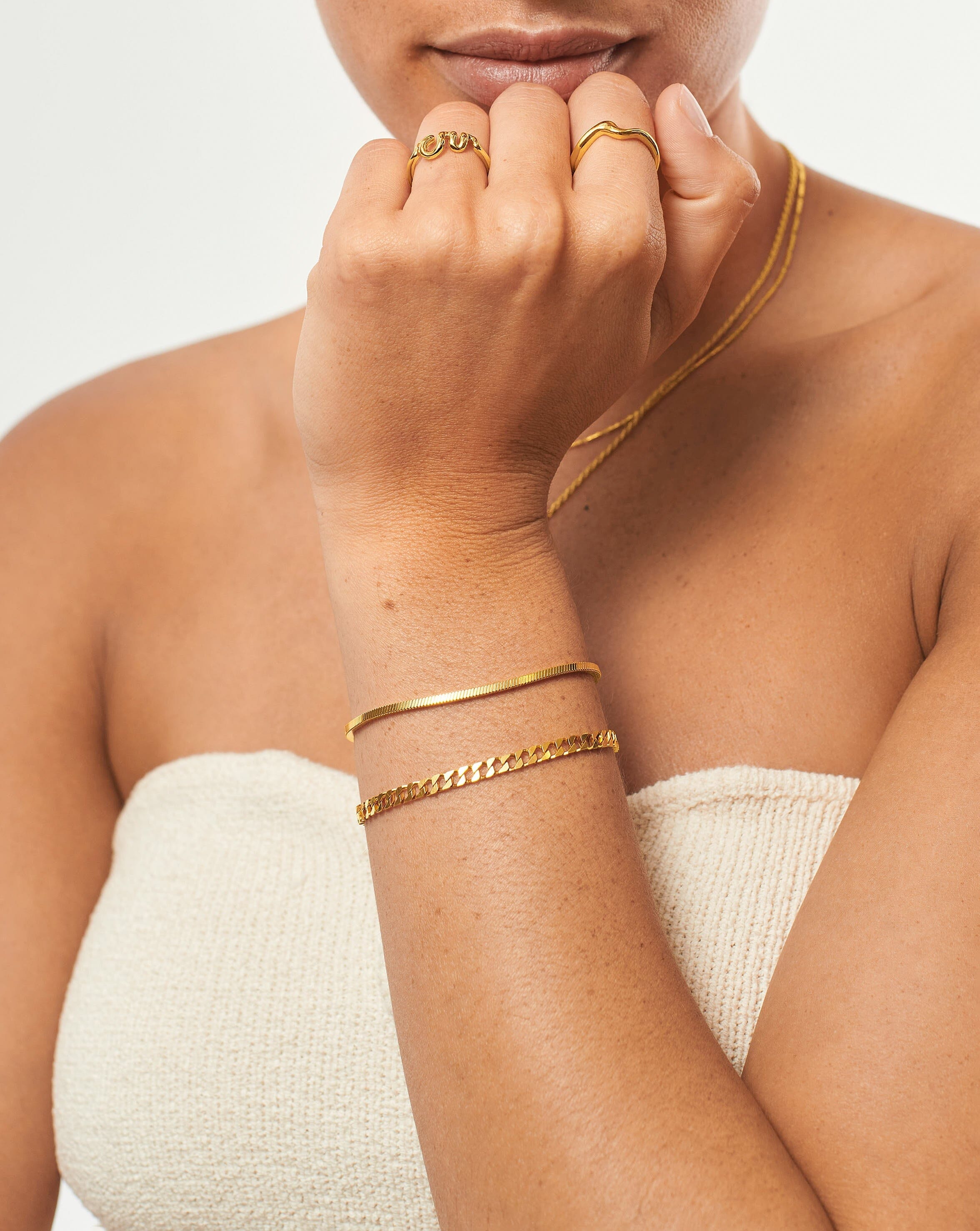 Iconic Lucy Williams Chain Bracelet Set Layering Sets Missoma 