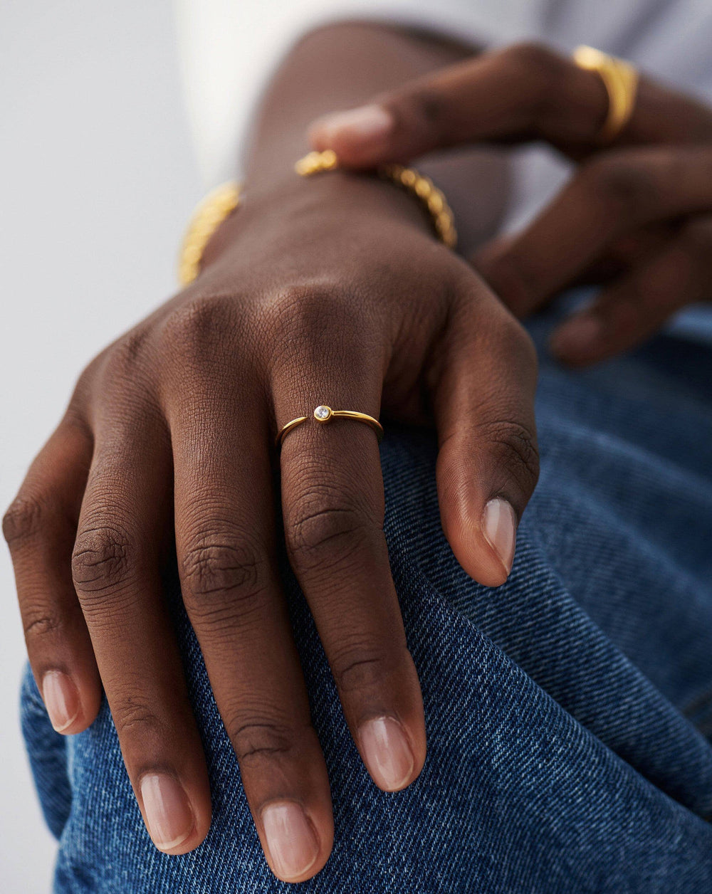 Interstellar Ring | 18ct Gold Plated Vermeil/Cubic Zirconia | Missoma