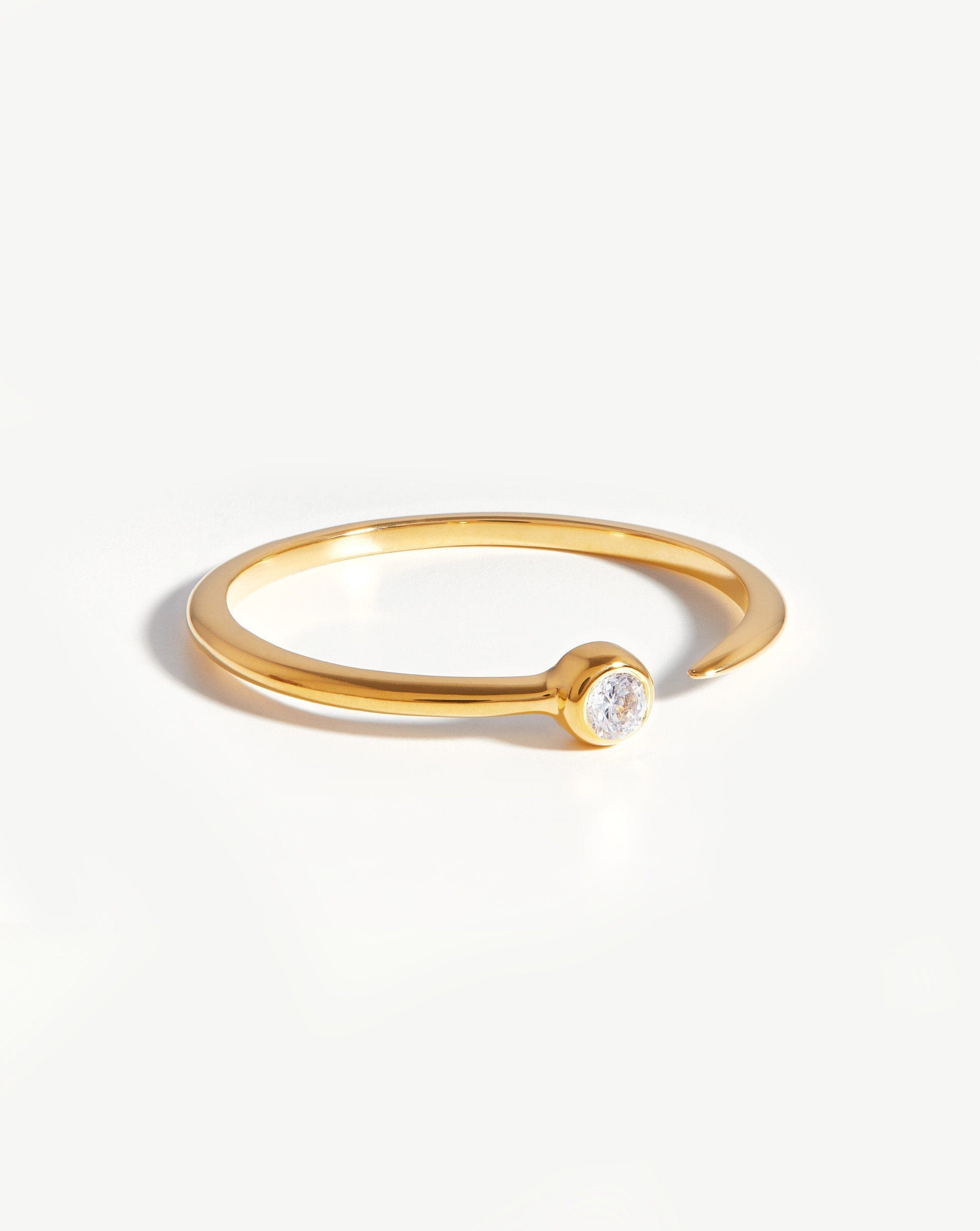 Interstellar Ring | 18ct Gold Plated Vermeil/Cubic Zirconia Rings Missoma 
