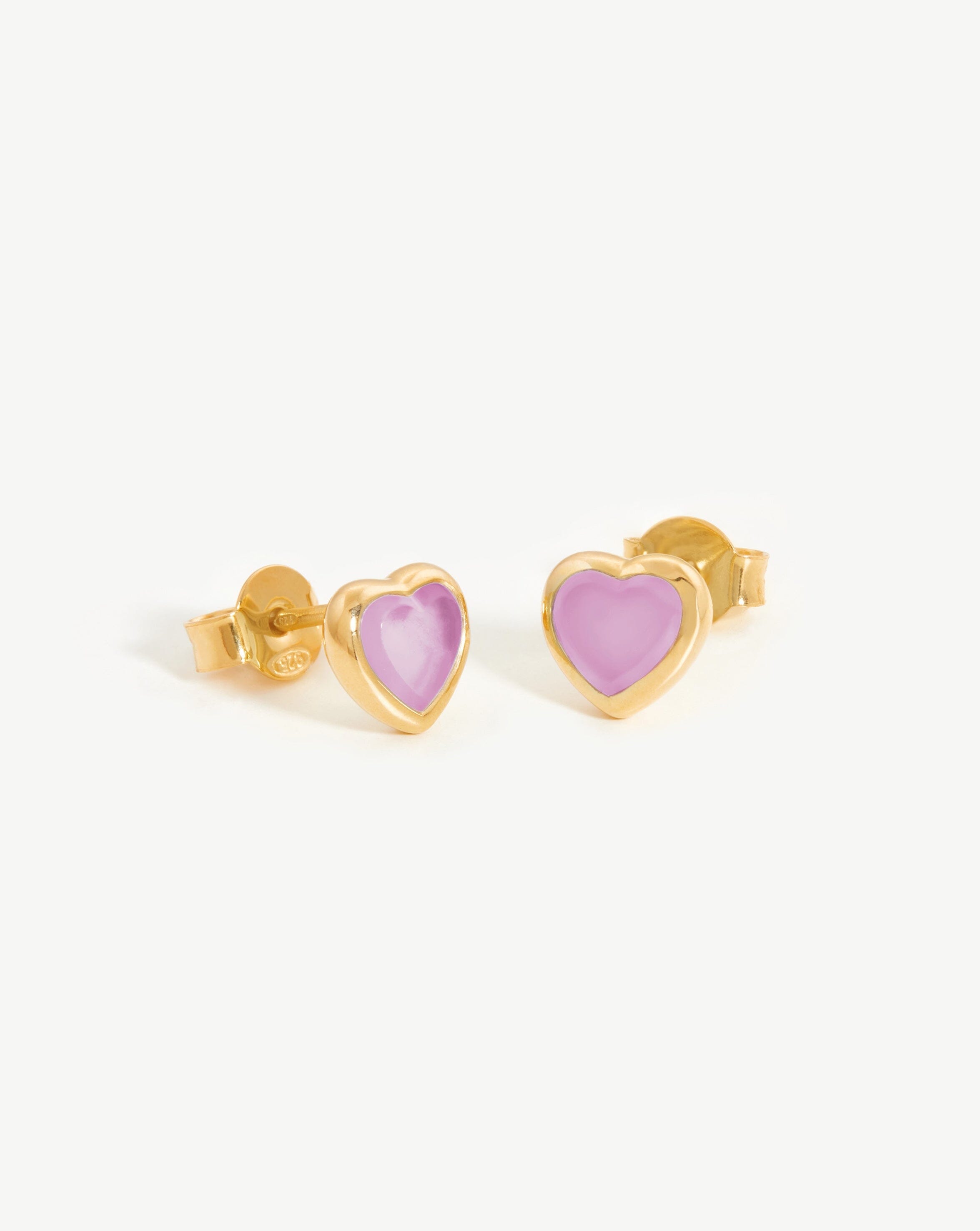 Jelly Heart Gemstone Stud Earrings Earrings Missoma 