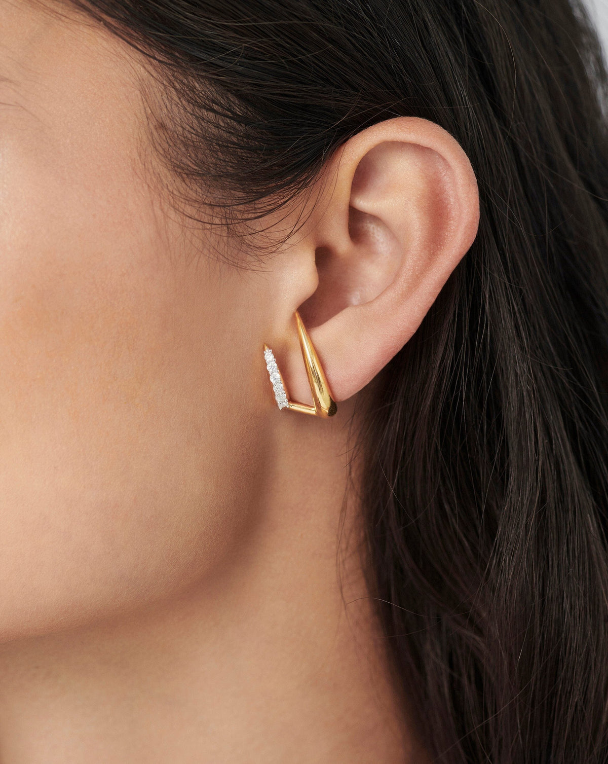 Missoma gold claw studs Clearance