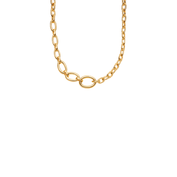 Large Graduated Oval Chain Necklace Necklaces Missoma 