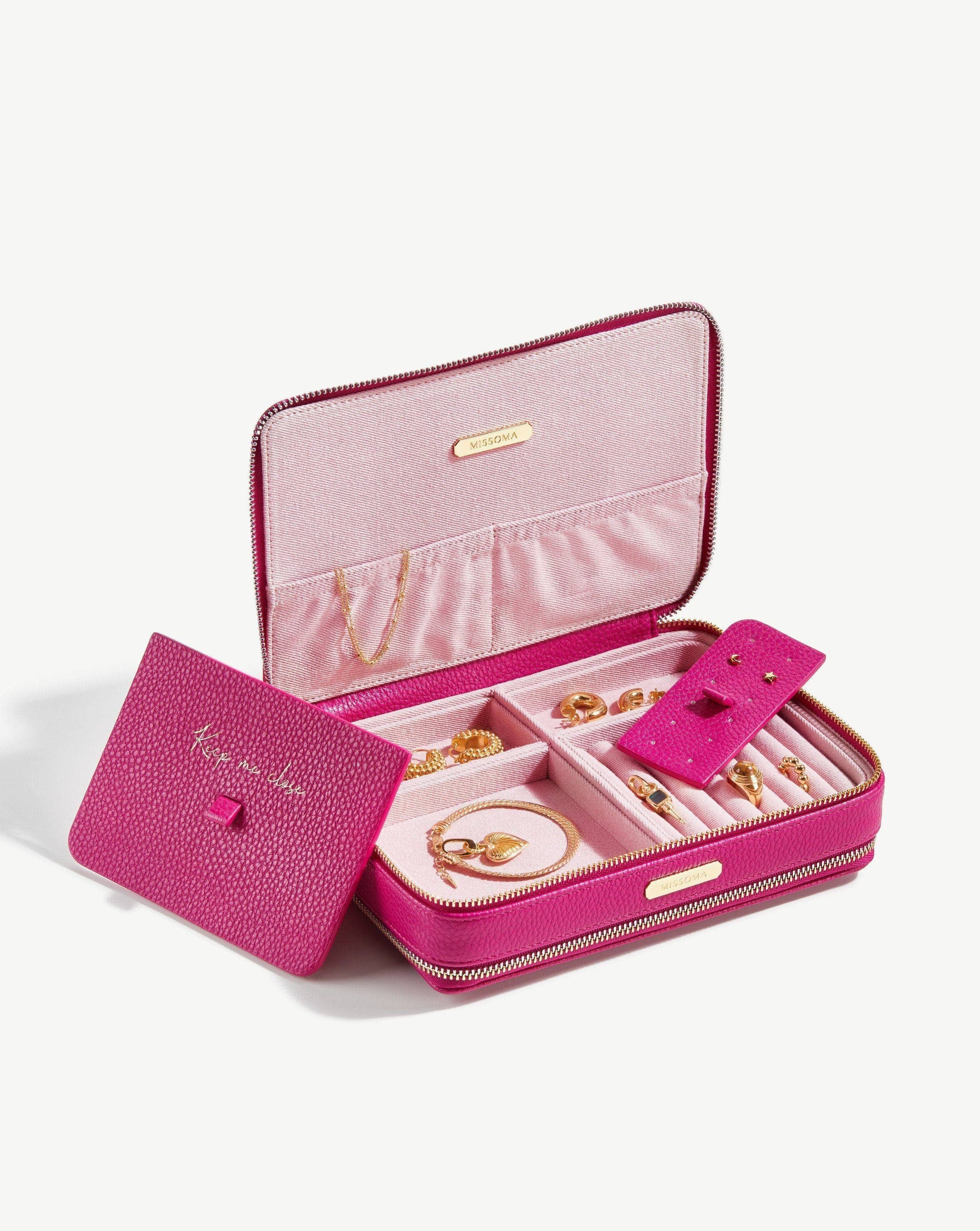 Large Jewelry Case | Fuchsia Pink Accessories Missoma 