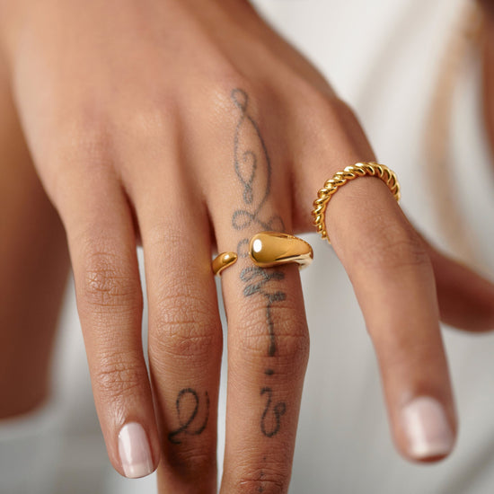 Lasso Ring | 18ct Gold Plated Vermeil Rings Missoma 