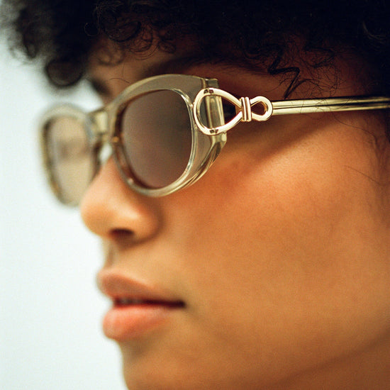 Le Specs Hydrus Link Oval Sunglasses | Fawn Accessories Missoma 