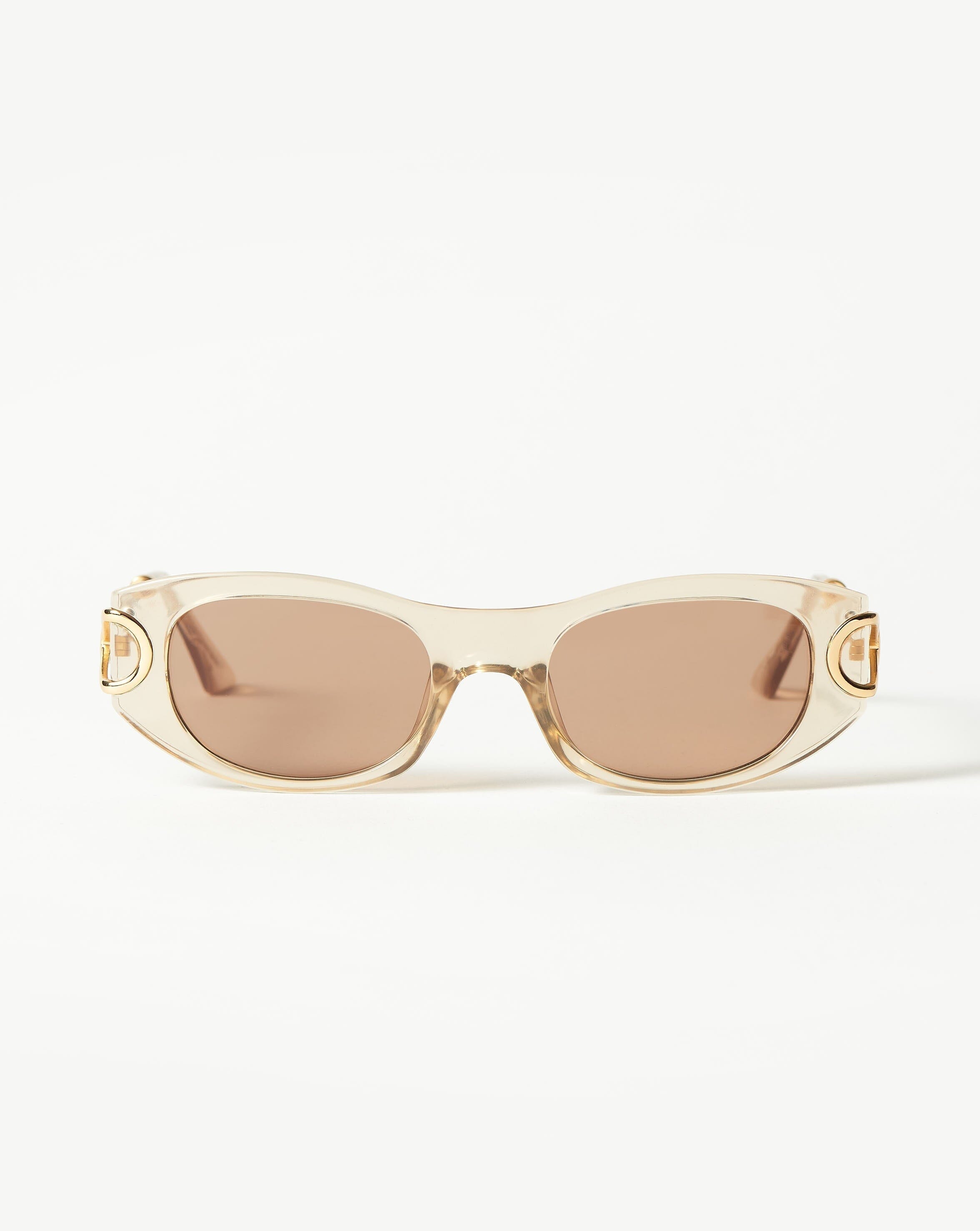 Le Specs Hydrus Link Oval Sunglasses | Fawn Accessories Missoma 
