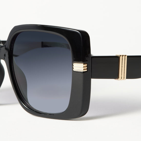 Le Specs Phoenix Ridge Oversized Square Sunglasses | Black Accessories Missoma 