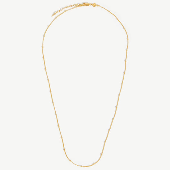 Long Bobble Chain Necklace | 18ct Gold Plated Vermeil Necklaces Missoma 