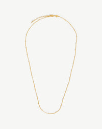 Long Bobble Chain Necklace | 18ct Gold Plated Vermeil Necklaces Missoma 