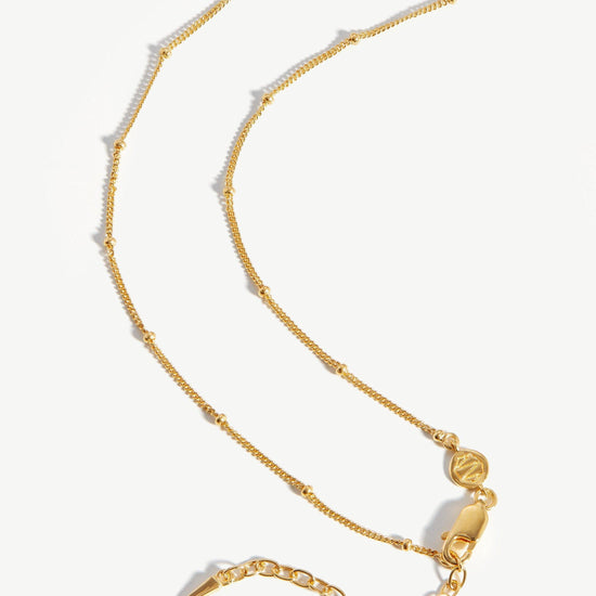 Long Bobble Chain Necklace | 18ct Gold Plated Vermeil Necklaces Missoma 