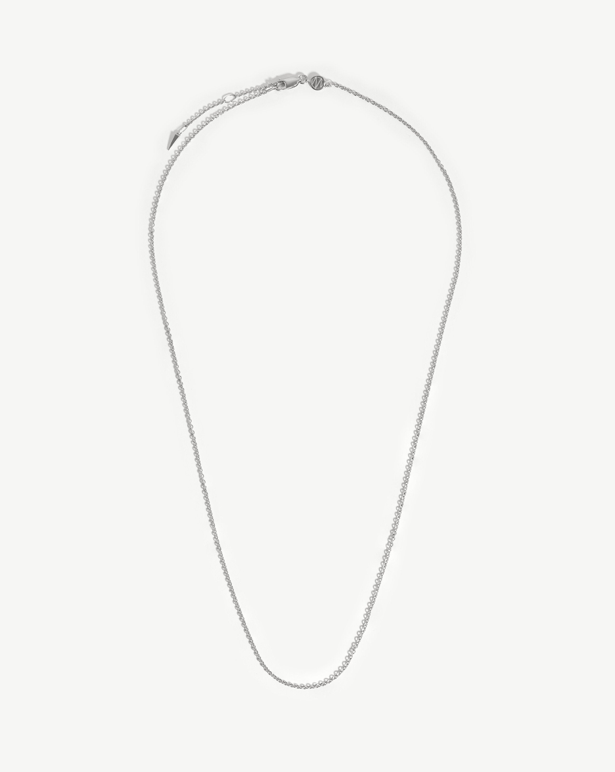 Long Plain Chain Necklace Necklaces Missoma Sterling Silver 
