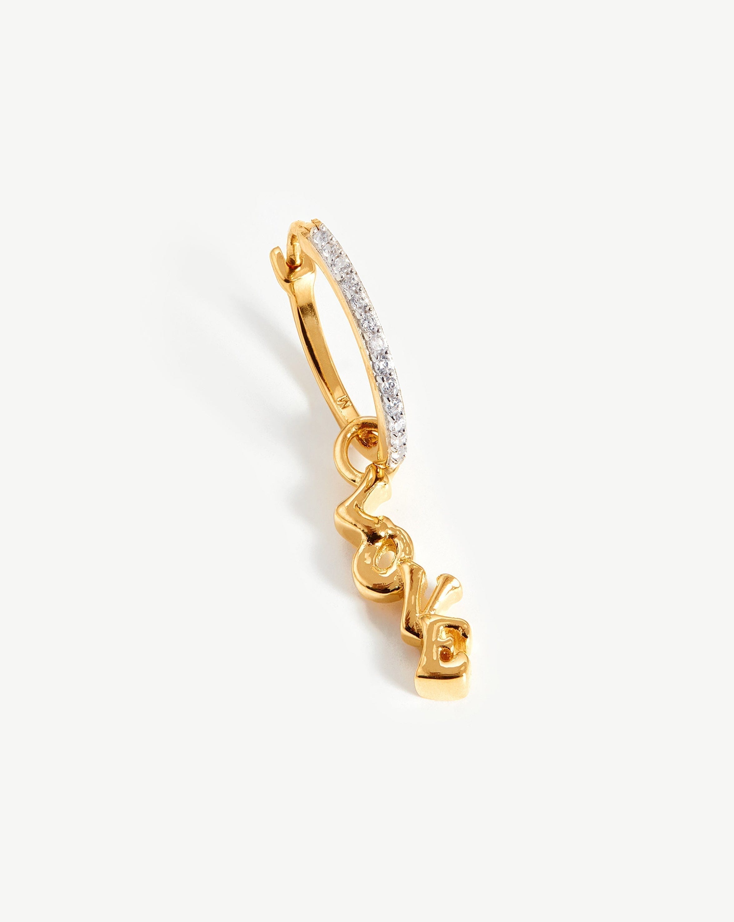 Love Pave Single Hoop Earring Earrings Missoma 