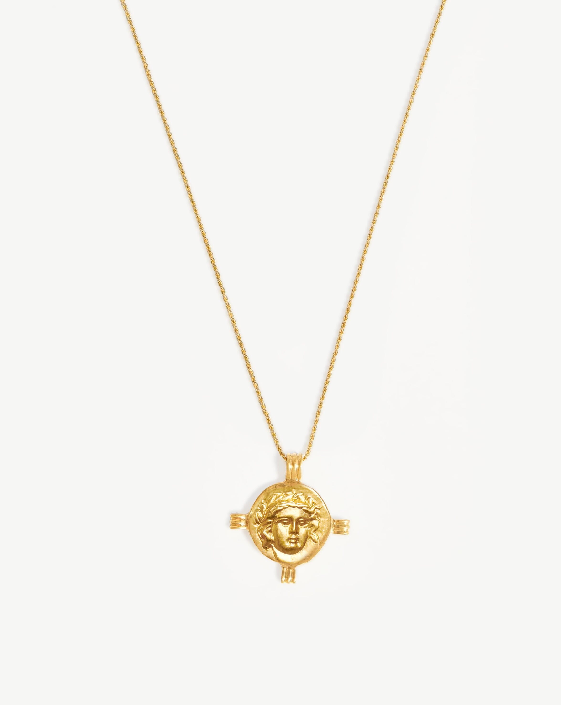 Lucy Williams Apollo Medallion Coin Necklace | 18ct Gold Plated Necklaces Missoma 