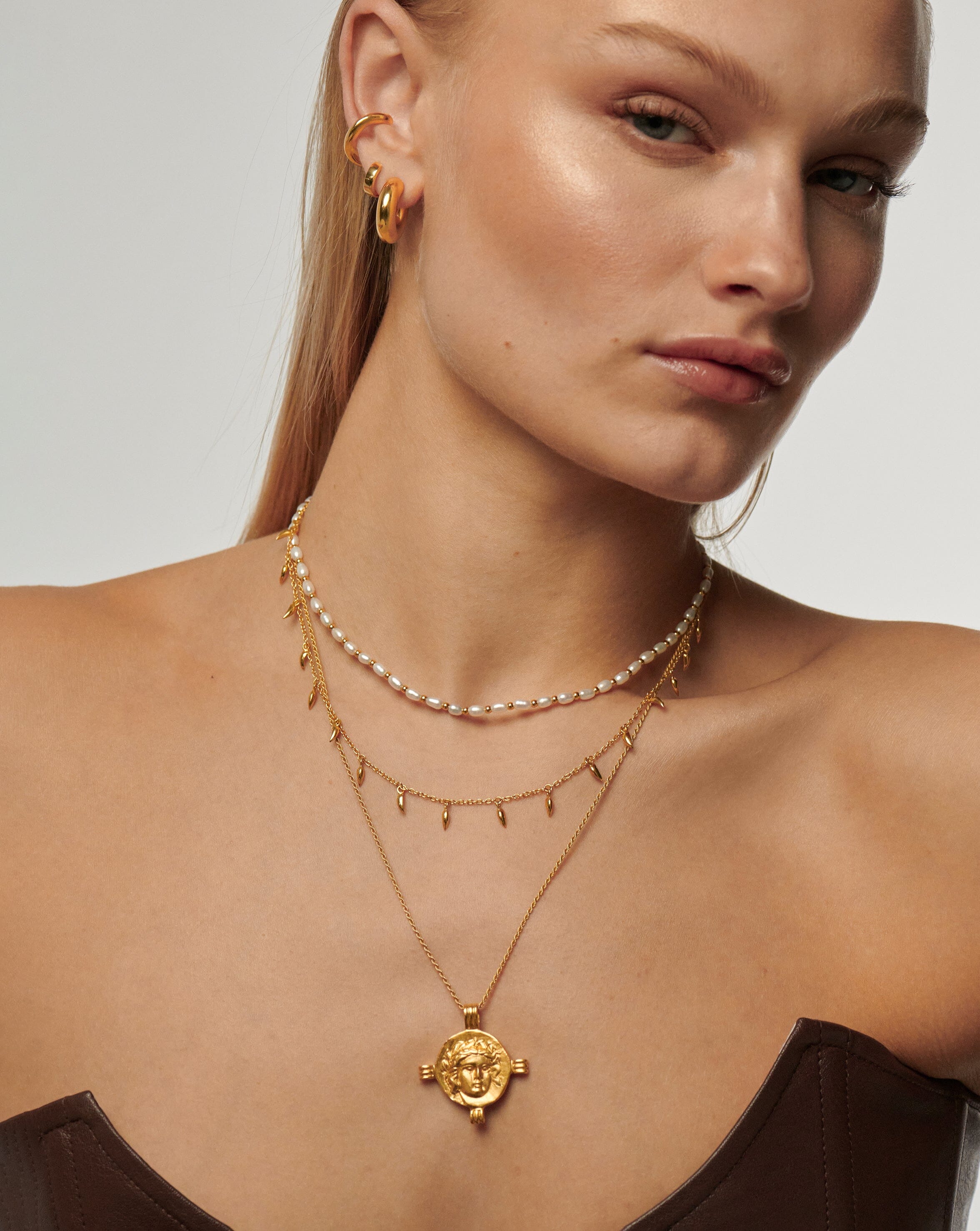Lucy Williams Apollo Medallion Coin Necklace | 18ct Gold Plated Necklaces Missoma 