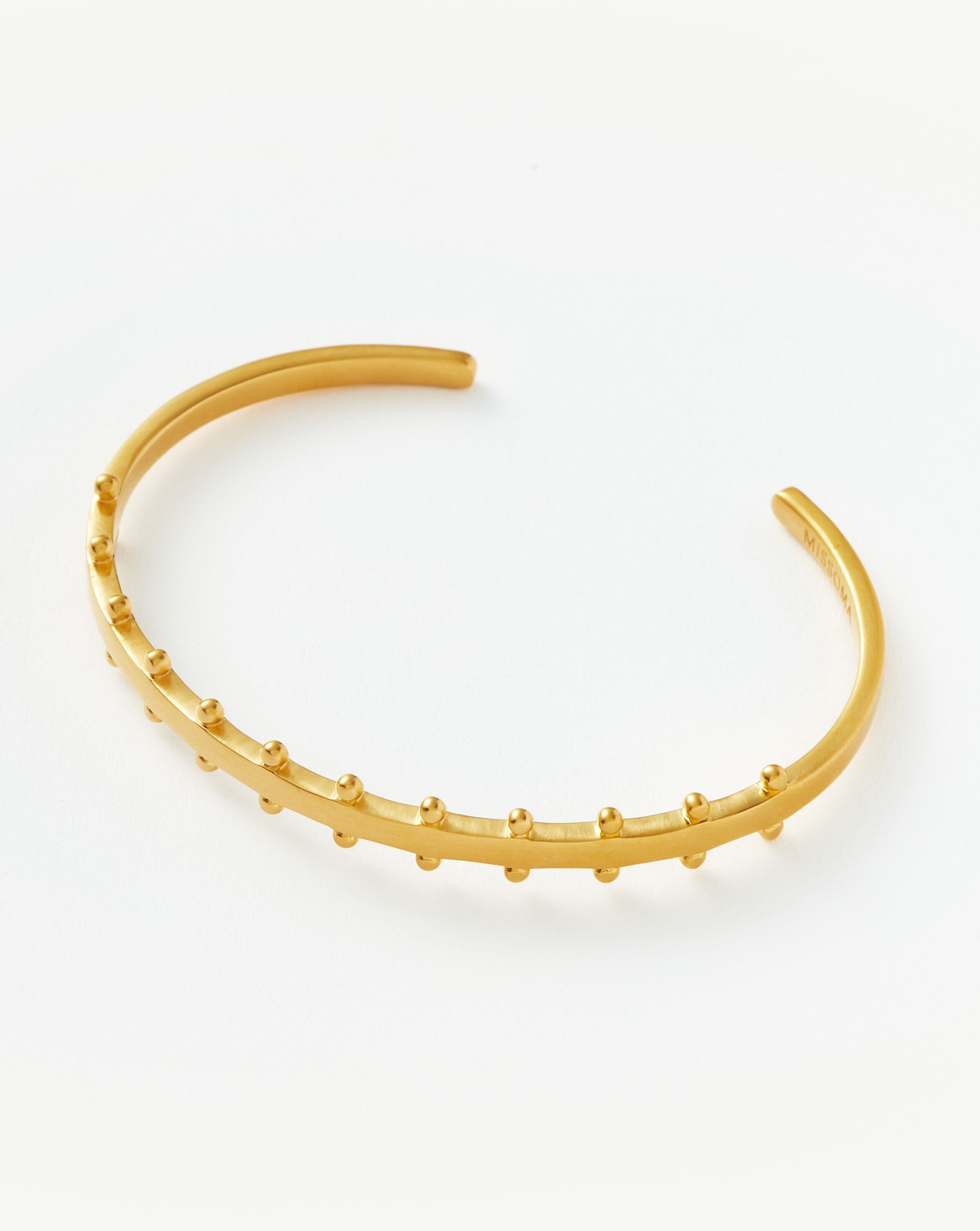 Lucy Williams Armour Cuff | 18ct Gold Plated Bracelets Missoma 