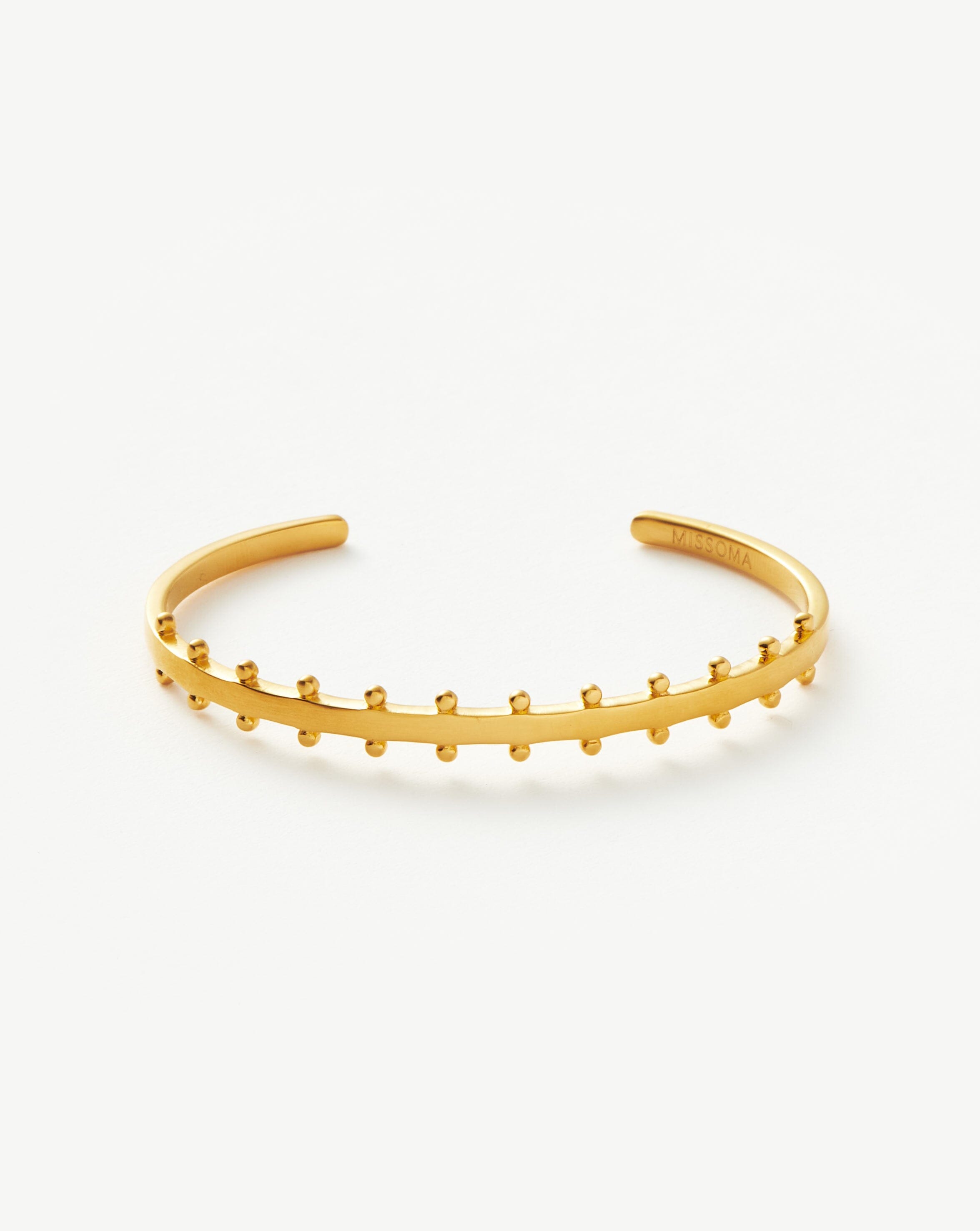 Lucy Williams Armour Cuff | 18ct Gold Plated Bracelets Missoma 