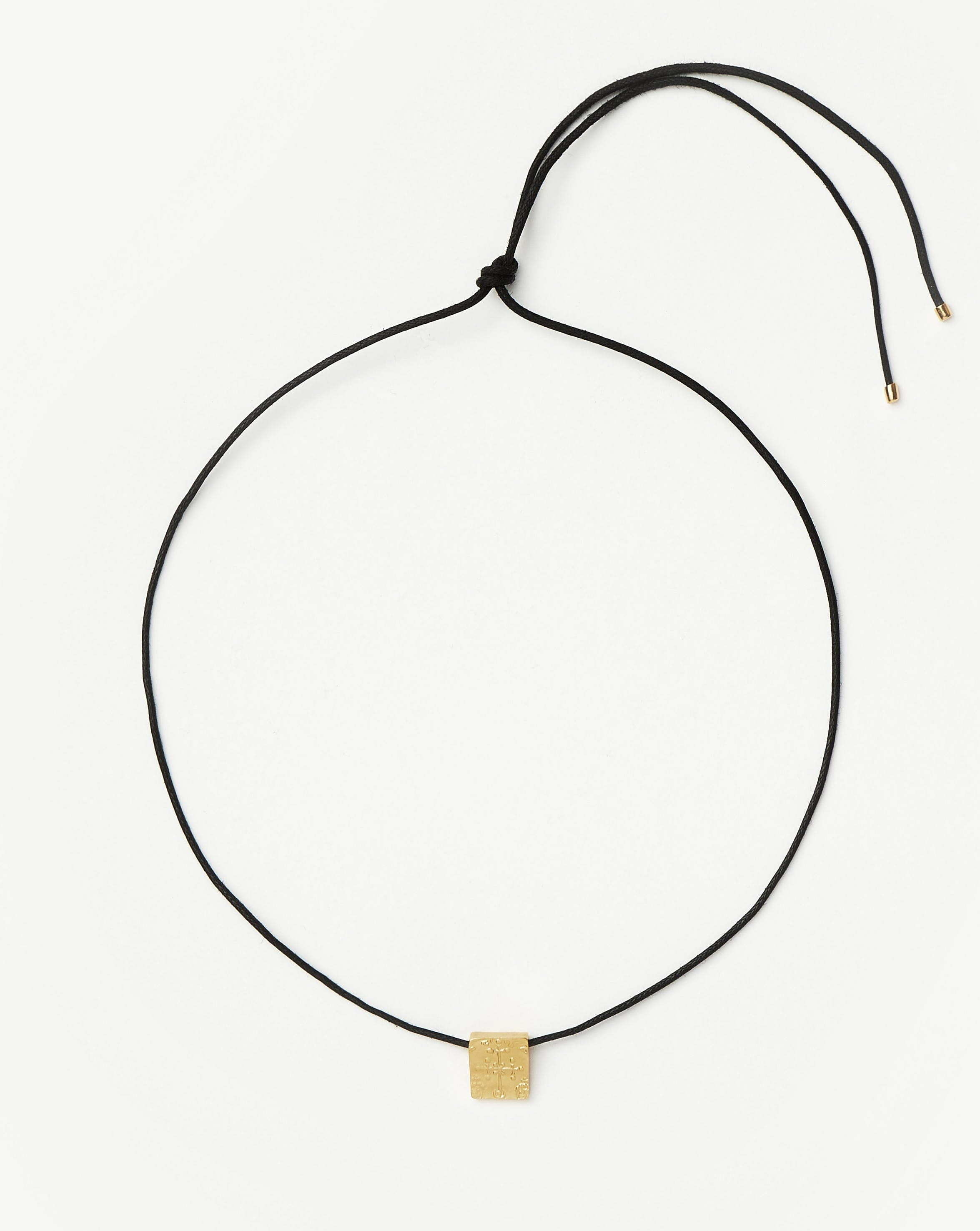 Lucy Williams Byzantine Coin Cord Necklace | 18ct Gold Plated Vermeil Necklaces Missoma 