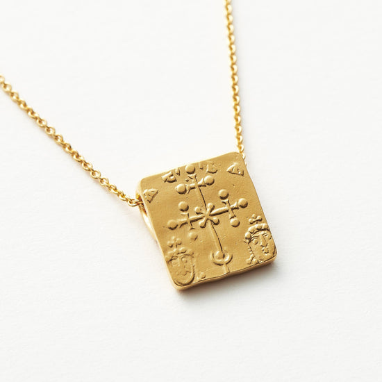 Lucy Williams Byzantine Coin Pendant Necklace | 18ct Gold Plated Vermeil Necklaces Missoma 