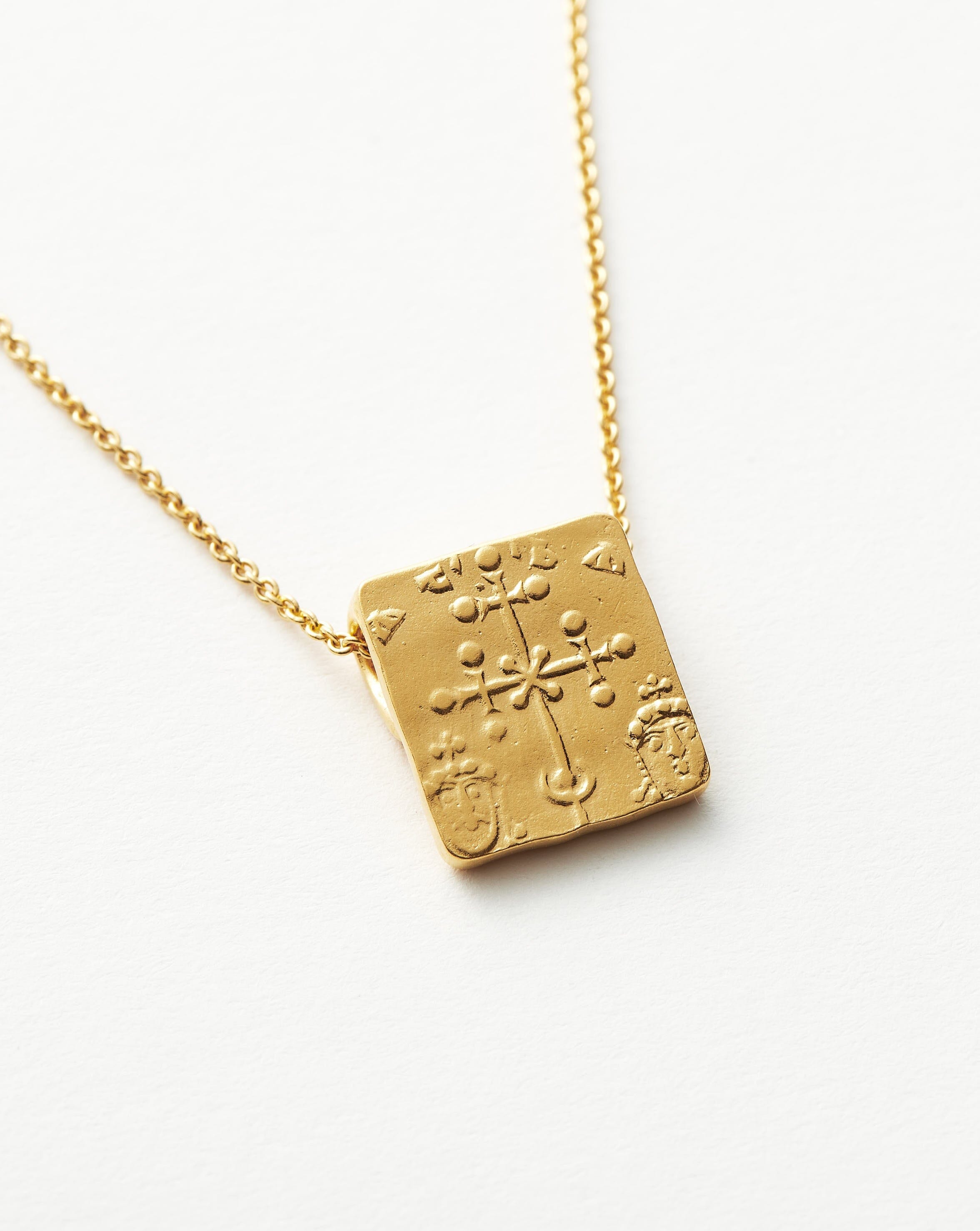 Lucy Williams Byzantine Coin Pendant Necklace | 18ct Gold Plated Vermeil Necklaces Missoma 
